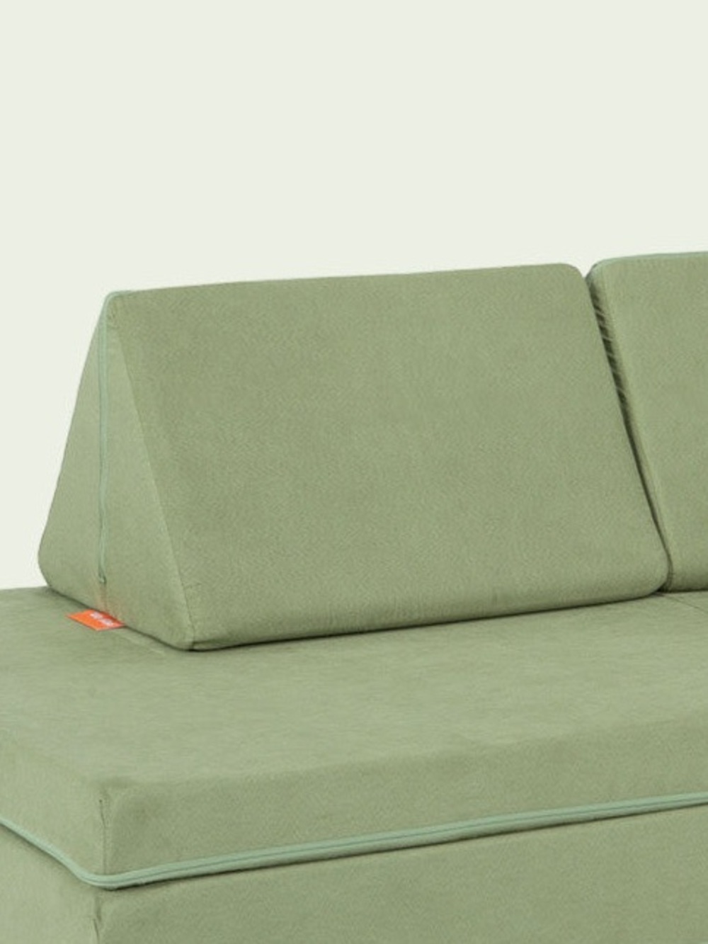 New NUGGET Triangle Pillow Cover in Bamboo Green